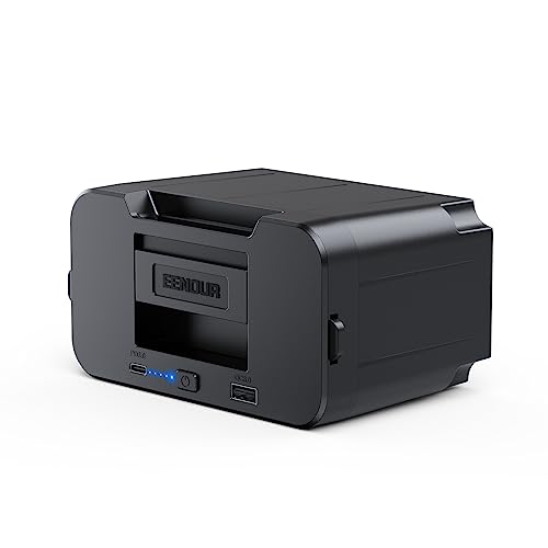 EENOUR 車載冷蔵庫用バッテリー DB01 大容量 15600mAh/170.82Wh 「車載冷蔵庫D10 D18 D35 D45」用 長時間駆動 急速充電 ソーラー充電 PD3.0対応 コードレス冷蔵庫 デイキャンプ 日帰り旅行に最適